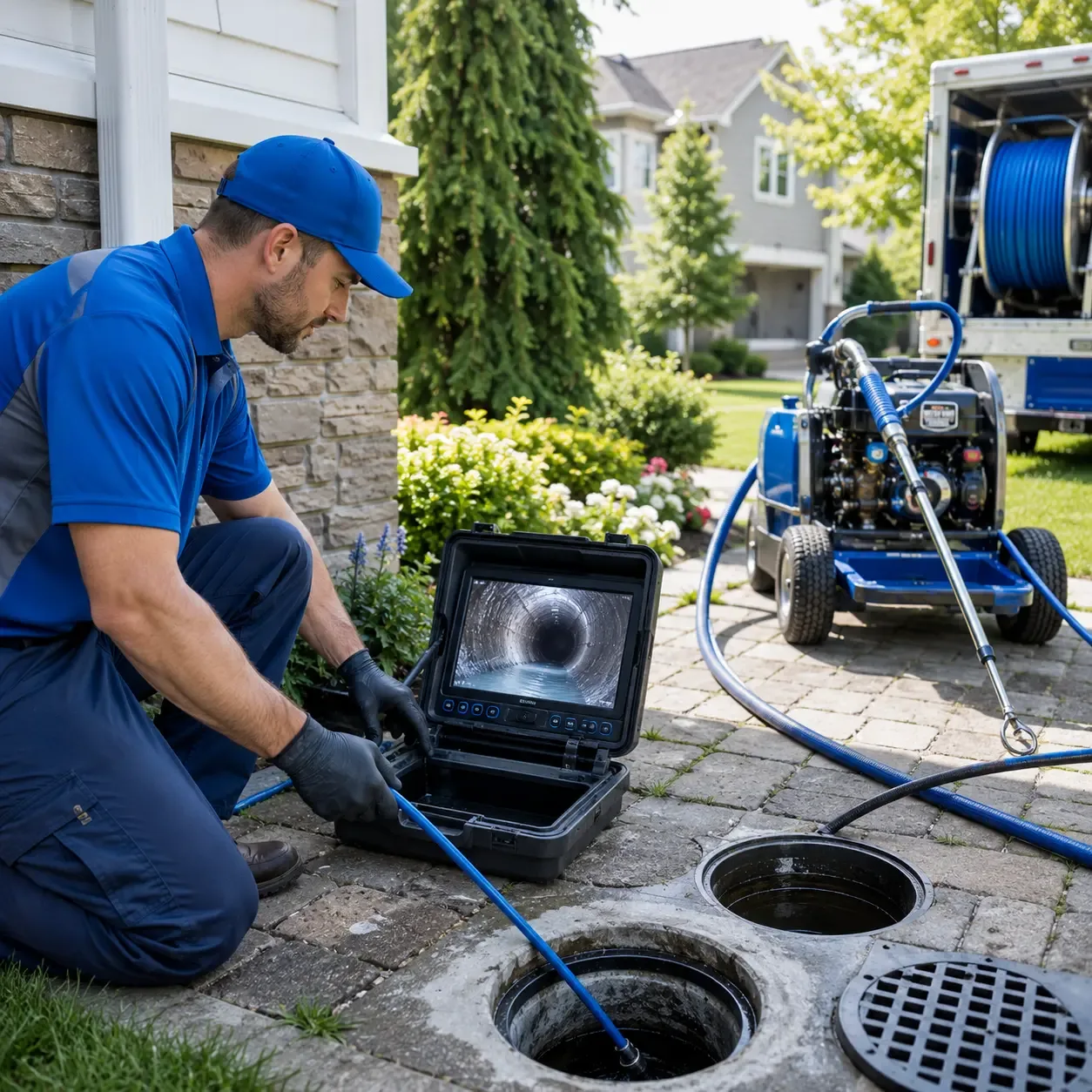 Outdoor drain cleaning professionals serving Great Valley, NY